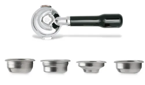 Lelit PL92T Elizabeth Dual Boiler Silber - Traditioneller Siebträger mit hochauflösendem OLED-Display, perfekte Espressozubereitung für Kaffeeliebhaber