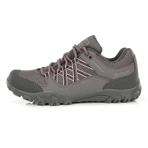 Regatta Damen Edgepoint III Waterproof Walking Shoes - Wanderschuhe mit wasserdichter Isotex-Membran, gepolstertem Neopren-Kragen und stabilisierender Schaft-Technologie für optimalen Fußschutz und Komfort.