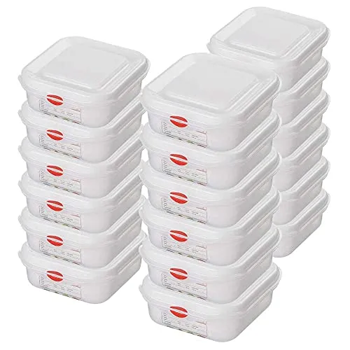 BRB 18 GN-Vorratsdosen/Frischhalteboxen mit Deckel, LxBxH 176x162x65 mm, GN1/6