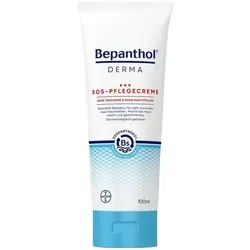 Bepanthol Derma SOS-Pflegecreme Tube - Intensive Hautpflege für trockene Haut, zieht schnell ein und lindert Spannungsgefühle. Mit Dexpanthenol und Glycerin für optimale Feuchtigkeitsversorgung. Klinisch geprüft und auch für Diabetiker geeignet.