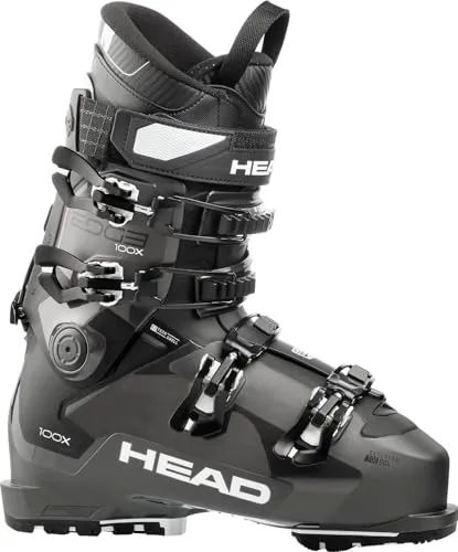 HEAD Herren Ski-Schuhe EDGE 100 X HV GW ANTHRACITE/BLACK - Ausrüstung für Skifahrer, die Komfort und Kontrolle suchen. Mit EZ-Tech Shell für müheloses Einsteigen und erhöhten Bewegungsfreiheit beim Gehen.