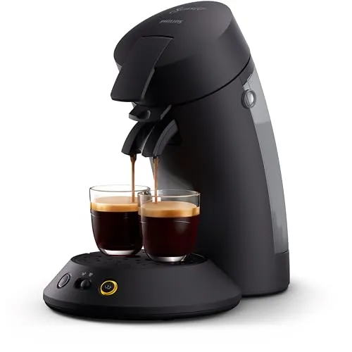 PHILIPS Senseo Original Plus Kaffeepadmaschine - Kaffeestärkewahl, Coffee Boost Technologie, umweltfreundlich mit zwei Tassen-Funktion und 0,7L Wassertank