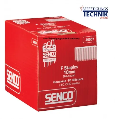 Senco F Heftklammern F08BAA 12mm verzinkt von SENCO