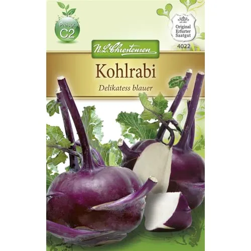 Chrestensen Kohlrabi 'Delikateß blauer'