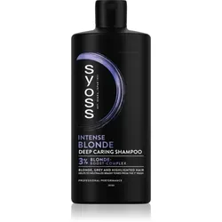 Syoss Intense Blonde violettes Shampoo für blonde und graue Haare 440 ml