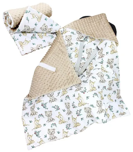 Einschlagdecke 2er SET Baby Einschlagdecke 85x85 von TupTam