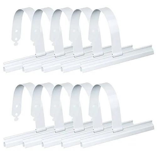 NOBILY Mini/Rolladenfedern, Aufhängefedern, 10er Set, Rolladenfeder, Stahlfeder, Befestigungsfeder für Rolladenmotoren, Rohrmotor und Rolladenantrieb, Kunststoffbeschichtet