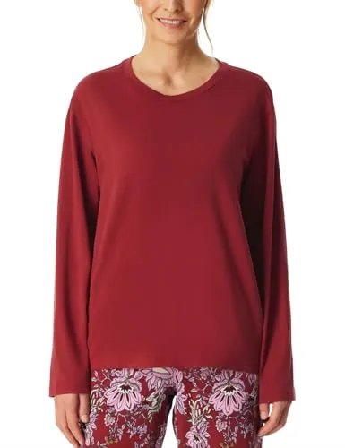 Schiesser Damen Schlafshirt Langarm Baumwolle-Mix