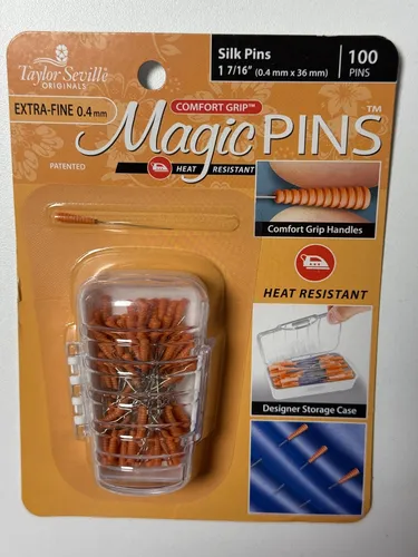MagicPins Taylor Seville 100 Stück Silk Pins Fine 0,4 x 36 mm hitzebeständig