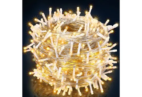 monzana Lichterkette mit 200/400/600 LEDs - Warmweiß, Kaltweiß & Bunt - Vielseitige Weihnachtsbeleuchtung für drinnen und draußen! Die IP44 Lichterkette von MONZANA® sorgt mit 200/400/600 LEDs in verschiedenen Farben für ein stimmungsvolles Ambiente.