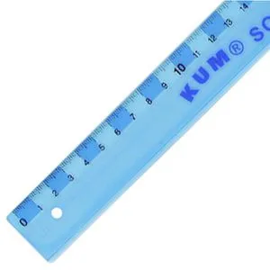 Kum Lineal L03 Softie Flex 2250219, 30 cm, Kunststoff, flexibel, farbig transparent