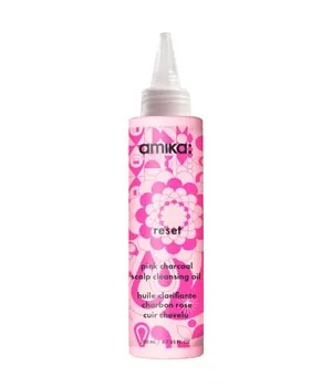 Amika - Reset - Reinigendes Detox-öl Mit Aktivkohle Für Die Kopfhaut - reset Pink Charcoal Scalp Clns Oil 200ml 200 ml