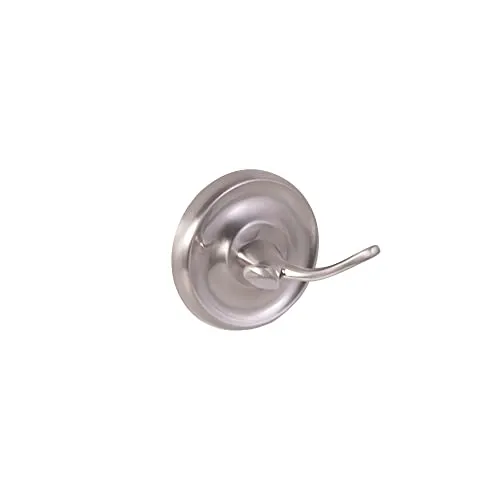 Design House San Martin 558437 Doppel-Kleiderhaken für Badezimmer, Schlafzimmer, Schrank oder Küche, gebürstetes Nickel