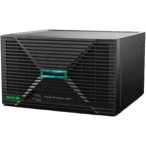 HPE ProLiant MicroServer Gen11 - Flexibler Server - Sonstige Kategorie mit Intel Xeon E-2414 Prozessor, 16 GB DDR5 RAM und erweiterbaren Laufwerksschächten für individuelle Konfiguration und optimale Leistung.