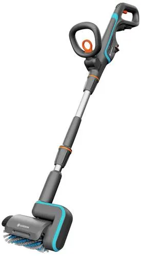 Gardena Akku-Multi-Reiniger AquaBrush Patio 03 - 18V P4A Solo, müheloses Reinigen von empfindlichen Oberflächen wie Holz und WPC