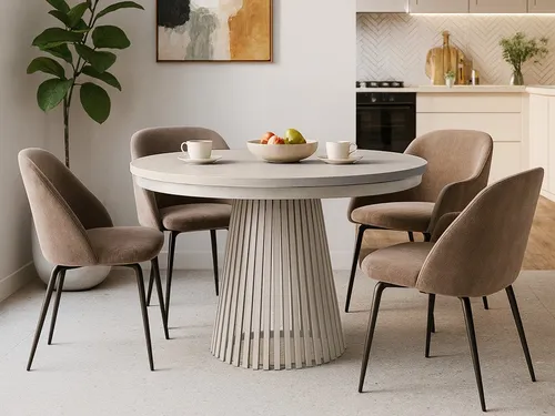 Beautysofa Esstisch Lumi – Ausziehbar im Loft-Stil von Beautysofa