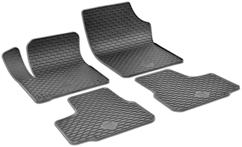 WALSER DirtGuard Gummi Fußmatten für VW Up, Seat MII, Skoda E-Citigo - Passgenaue Gummimatten für VW Up, Seat MII und Skoda E-Citigo. Robuste, wasserdichte und pflegeleichte Fußmatten, die optimalen Schutz vor Schmutz und Nässe bieten.