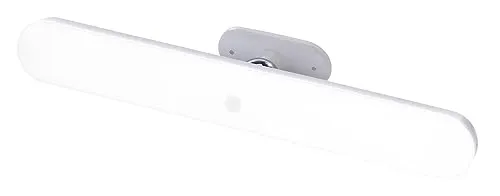 Lunartec Schranklampe: Schwenkbare Akku-LED-Lichtleiste, PIR-Sensor, 120 lm, tageslichtweiß (LED-Lichtleiste Küche USB, Leiste Küche, Schrankbeleuchtung Bewegungssensor)