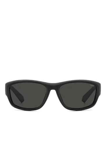 Polaroid Sonnenbrille PLD 2166/S 003/M9 - Herren Schwarz Grau - Sportbrille mit polarisierten Gläsern für optimalen UV-Schutz (UV400) und klaren Sicht, ideal für Outdoor-Aktivitäten und Freizeit.