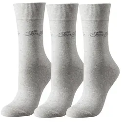 TOM TAILOR Socken Tom Tailor 3er Pack Basic Women Socks summer grey melange Tom Tailor 3er Pack Basic Women Socks summer grey melange 39-42