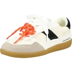 Steve Madden Sneaker Kunstleder - 37 - Stylische Steve Madden Sneaker aus Kunstleder mit trendigem Schnürdetail und hohem Tragekomfort, ideal für modische Freizeit- und Streetwear-Outfits.