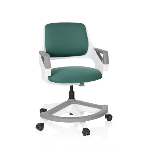 hjh OFFICE Kinderdrehstuhl KID FLEX mit Armlehnen - Bürostuhl für Kinder, mitwachsend und anpassbar für optimale Ergonomie in jeder Wachstumsphase. Ideal für den Schreibtisch oder das Home Office.