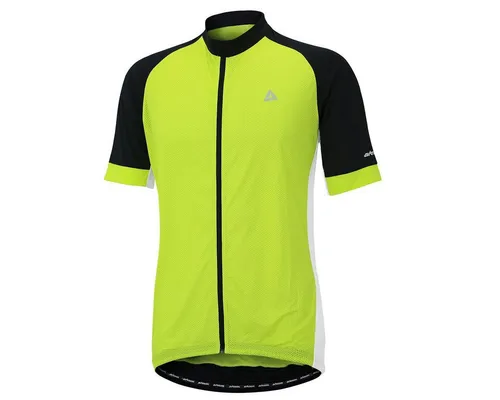 Airtracks Fahrradtrikot Kurzarm Pro Team Line - Neon-Schwarz - L - Radsport-Trikots & -Shirts für Herren, atmungsaktiv und schnelltrocknend mit UV-Schutz für optimalen Komfort bei heißen Temperaturen.