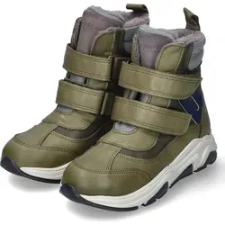 Bisgaard Kinder Stiefeletten/ Winterstiefeletten MARIUS TEX Grün Leder-Textil-Mix - wasserfest und atmungsaktiv (TEX) Größe: 31 - Grün - 31