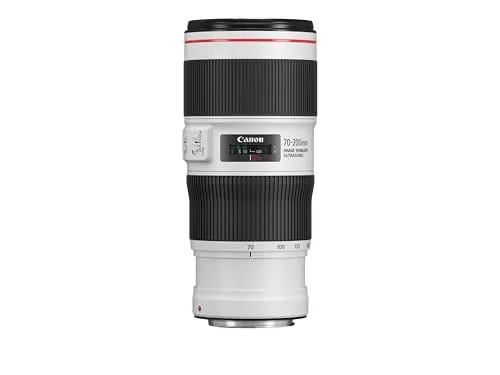 Canon EF 70-200mm F4L IS II USM Objektiv - Objektiv für Spiegelreflexkameras mit konstantem 1:4 Lichtstärke und 5-Stufen-Bildstabilisator für gestochen scharfe Aufnahmen bei jedem Licht. Ideal für unterwegs!