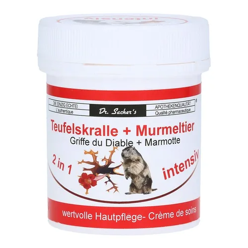 Axisis Dr. Sacher's Teufelskralle+Murmeltier 2in1 intensiv Creme 125 ml