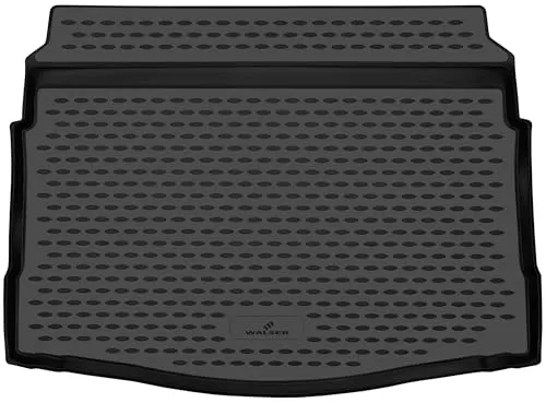WALSER Kofferraumwanne Passform XTR für VW GOLF VIII - Hochwertige Kofferraummatte für VW GOLF VIII (CD1, DA1), robust aus TPE, schützt den Kofferraum vor Schmutz und Nässe. Ideal für den täglichen Einsatz.