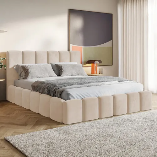 MOTIVENA Nunu Bubble Polsterbett 140x200 mit Bettkasten von MOTIVENA