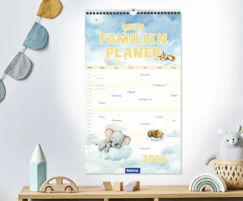 Claudia Elsner | Mein Familienplaner 2026 | Kalender | Deutsch | 13 S. | 2026