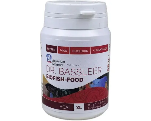 Aquariumfischfutter Aquarium Münster Dr. Bassleer fish Food ACAI XL 170 g