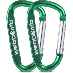 Karabiner Grün von Webbomb