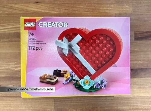 Lego 40759 Festtagsserie 2 Valentinstag Geschenk - Limitierte Auflage - LEGO Komplette Sets & Packs, 172 Teile für kreative Bauprojekte, ideal als Valentinstagsgeschenk für LEGO-Fans ab 7 Jahren.