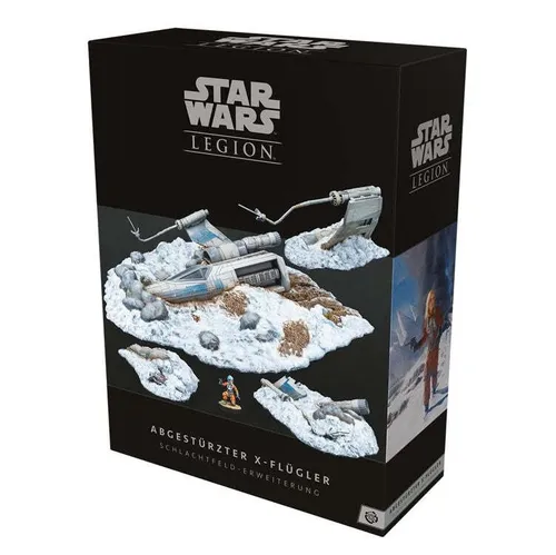 Star Wars: Legion – Abgestürzter X-Flügler Erweiterung - Gesellschaftsspiel für 2 Spieler, ab 14 Jahren. Ergänze deine Armee mit einem abgestürzten X-Flügler für strategische Deckung und erlebe spannende Schlachten im Star Wars Universum.