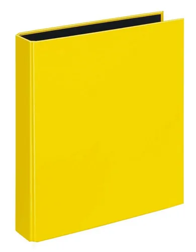 VELOFLEX Präsentationsordner Ringbuch Velocolor A5 25mm 2 Ringe gelb Packung mit 10 Stück