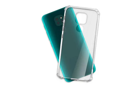 mtb more energy Smartphone-Hülle Clear Armor Case für Motorola Moto G9 / G9 Play, Transparente TPU Schutzhülle Case Backcover mit Anti-Shock Verstärkung