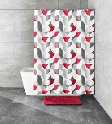 Produktbild Kleine Wolke Duschvorhang Tess 180 cm – Modernes Design