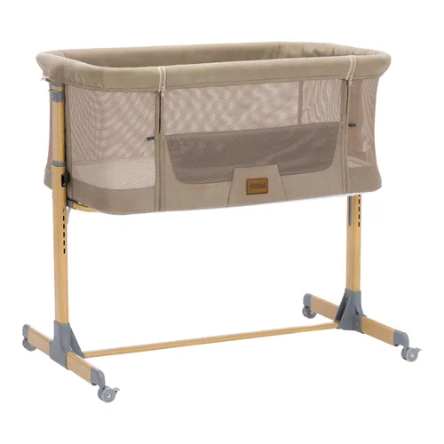 Fillikid Beistellbett Air caramel inkl. Rollen