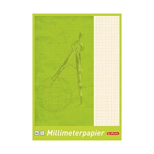 Blöcke Herlitz Millimeterpapier / 25 Blatt je Block / DIN A4 5