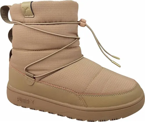 Puma Damen Stiefeletten 393920 04 - Isolierte Schneestiefel in Braun Größe 38 - Wanderschuhe für Damen, ideal für winterliche Bedingungen mit Fleecefutter und Schlammschutz, perfekt für Spaziergänge an kalten Tagen.