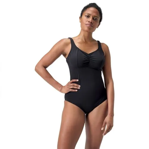 Speedo AquaNite Shaping Swimsuit - Damen Badeanzug für eine formende Passform, ideal für Schwimmsport und Freizeit, mit schnelltrocknendem Material für optimalen Komfort.