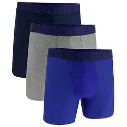 Under Armour Men's Performance Tech Boxer Briefs 3 Pack - Sportunterhosen für Herren, aus recyceltem Polyester mit 4-Wege-Stretch für ultimativen Komfort und Bewegungsfreiheit.