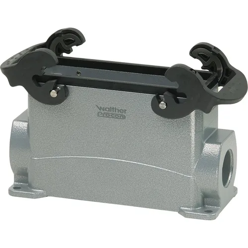 Walther P711024MS Sockelgehäuse B24 68mm hoch QVB - Sonstige Elektroinstallationsartikel, robustes Aluminium-Druckgussgehäuse mit IP65 Schutzart, ideal für verschiedene Baureihen und extrem temperaturbeständig von -40 bis 125 °C.