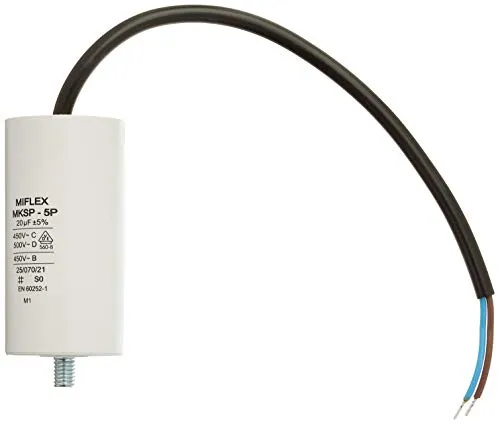 MIFLEX Anlaufkondensator 20µF 450V 40x78mm Rechteckig Aluminium Kondensator 312493