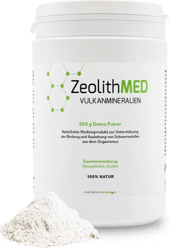 Zeolith MED® Pulver 650g von Natur Vital Handels GmbH