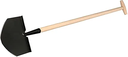 KOTARBAU® Rasenstecher Kantenstecher Hablrund mit Holzstiel zum Abstechen von Rasenfläche