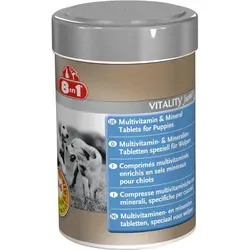 8in1 Multivitamin Tabletten Puppy - Optimale Nahrungsergänzung für Welpen, unterstützt das Wachstum mit lebenswichtigen Vitaminen und Kalzium. Fördert die Entwicklung von Knochen und Zähnen, damit Ihr Welpe vital bleibt.